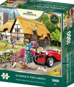Kidicraft 1000 Pieces* - Summer In The Garden - 1000 Piece Jigsaw Puzzle