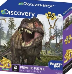 Kidicraft 300 Pieces & Under* - T Rex - Discovery - 150 Piece Jigsaw Puzzle