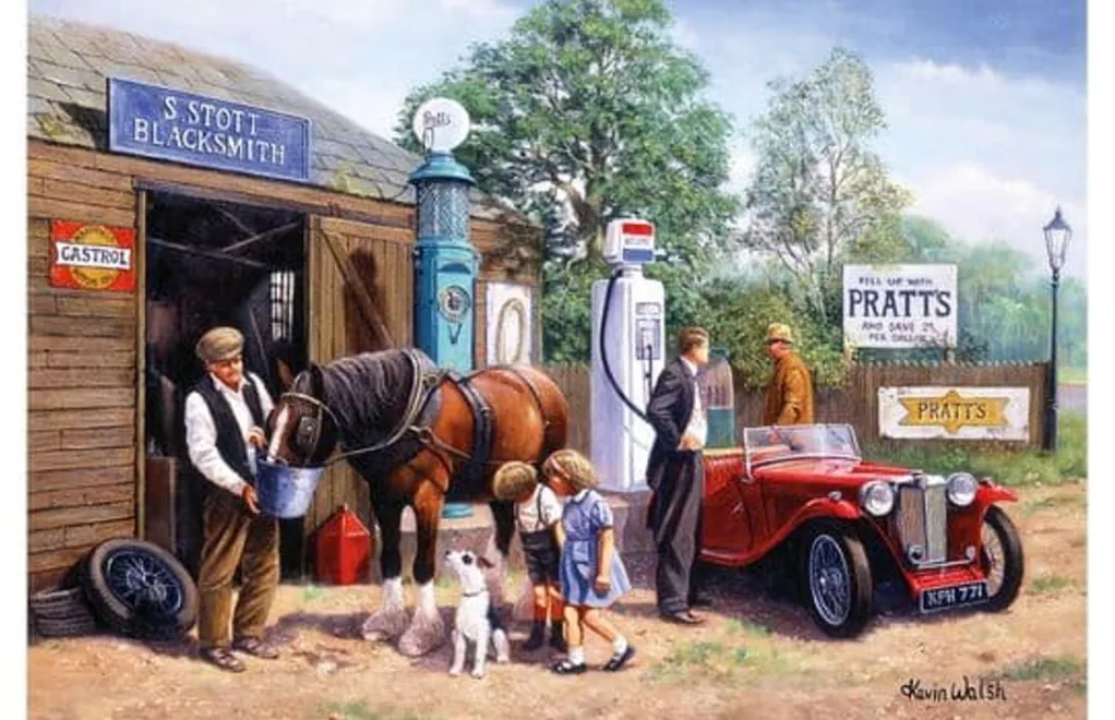 Kidicraft 1000 Pieces* - Taking On Fuel - 1000 Piece Jigsaw Puzzle