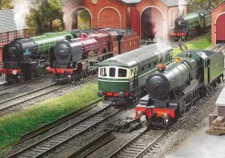 Kidicraft 1000 Pieces* - The Engine Shed - 1000 Piece Jigsaw Puzzle