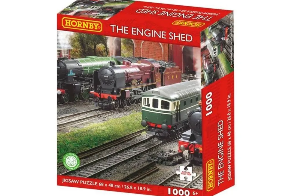Kidicraft 1000 Pieces* - The Engine Shed - 1000 Piece Jigsaw Puzzle