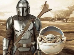 Kidicraft 500 Pieces* - The Mandalorian & Grogu 3D - 500 Piece Jigsaw Puzzle
