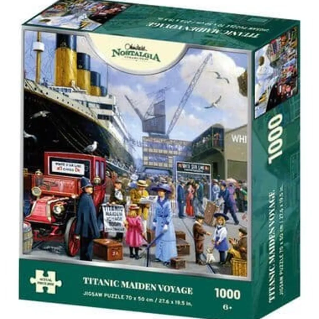 Kidicraft 1000 Pieces* - Titanic Maiden Voyage - 1000 Piece Jigsaw Puzzle