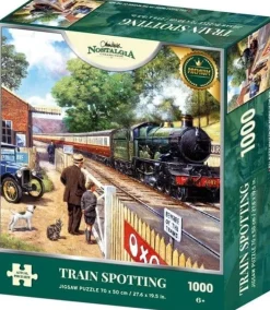 Kidicraft 1000 Pieces* - Train Spotting - 1000 Piece Jigsaw Puzzle