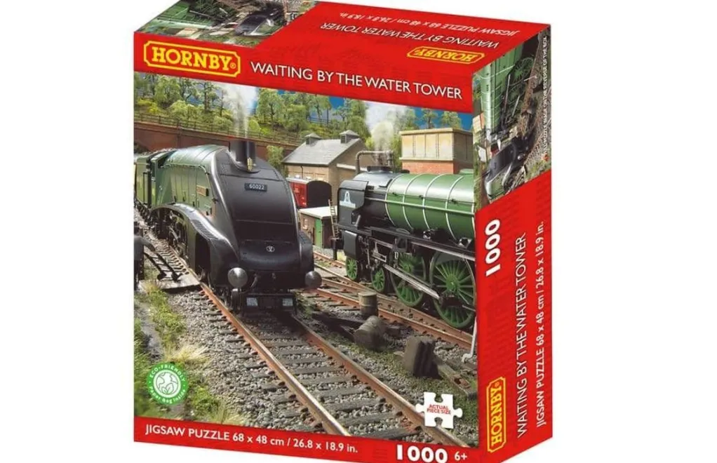 Kidicraft 1000 Pieces* - Waiting By The Water Tower - 1000 Piece Jigsaw Puzzle