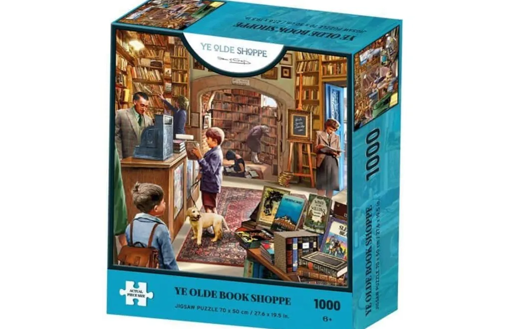 Kidicraft 1000 Pieces* - Ye Olde Book Shoppe - 1000 Piece Jigsaw Puzzle