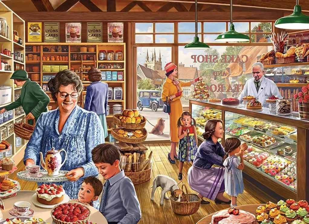 Kidicraft 1000 Pieces* - Ye Olde Cake Shoppe - 1000 Piece Jigsaw Puzzle