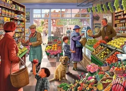 Kidicraft 1000 Pieces* - Ye Olde Greengrocer Shoppe - 1000 Piece Jigsaw Puzzle