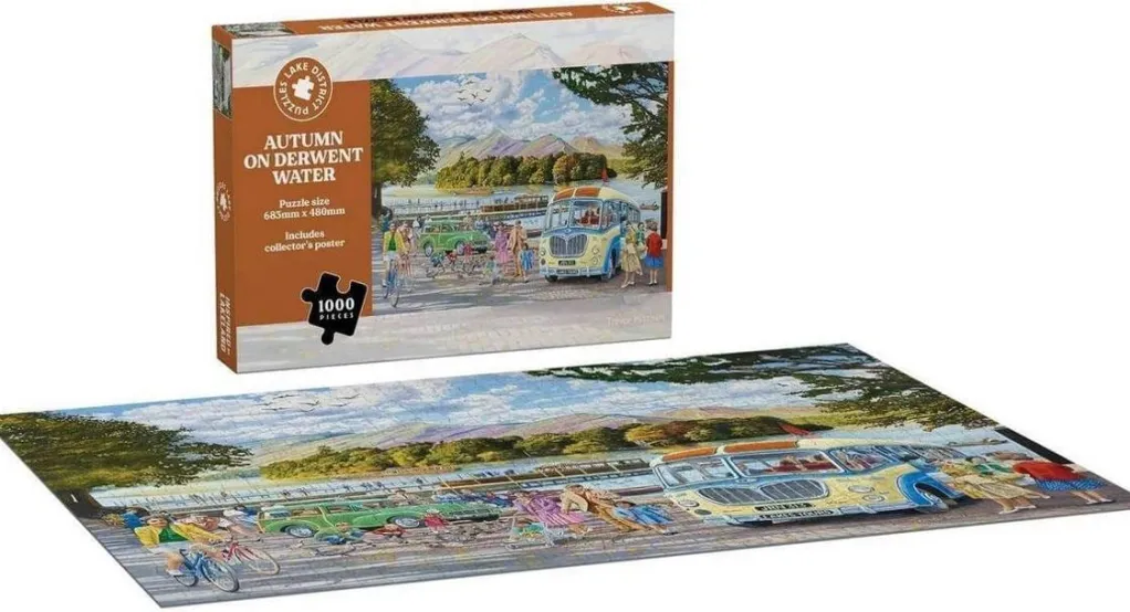Misc 1000 Pieces*Lake District Puzzles - Autumn On Derwent Water - 1000 Piece Jigsaw Puzzle