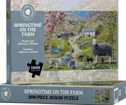 Misc 1000 Pieces*Lake District Puzzles - Springtime On The Farm - 1000 Piece Jigsaw Puzzle