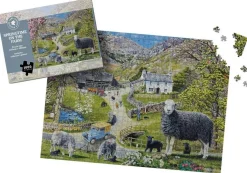 Misc 1000 Pieces*Lake District Puzzles - Springtime On The Farm - 1000 Piece Jigsaw Puzzle