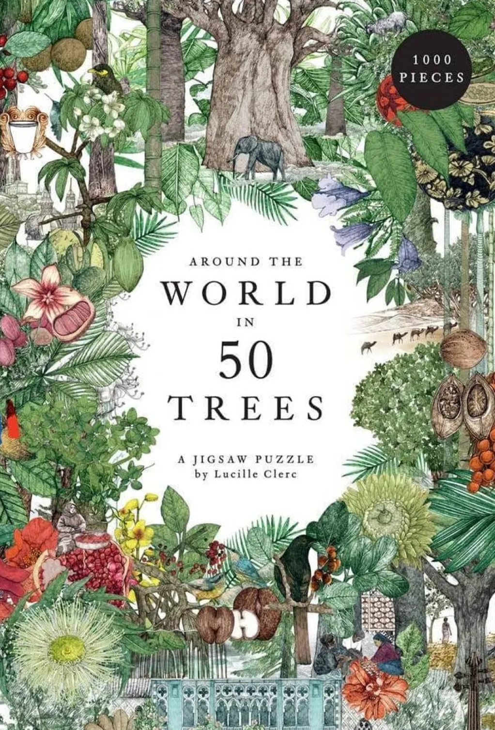 Laurence King 1000 Pieces* - Around The World In 50 Trees - 1000 Piece Jigsaw Puzzle