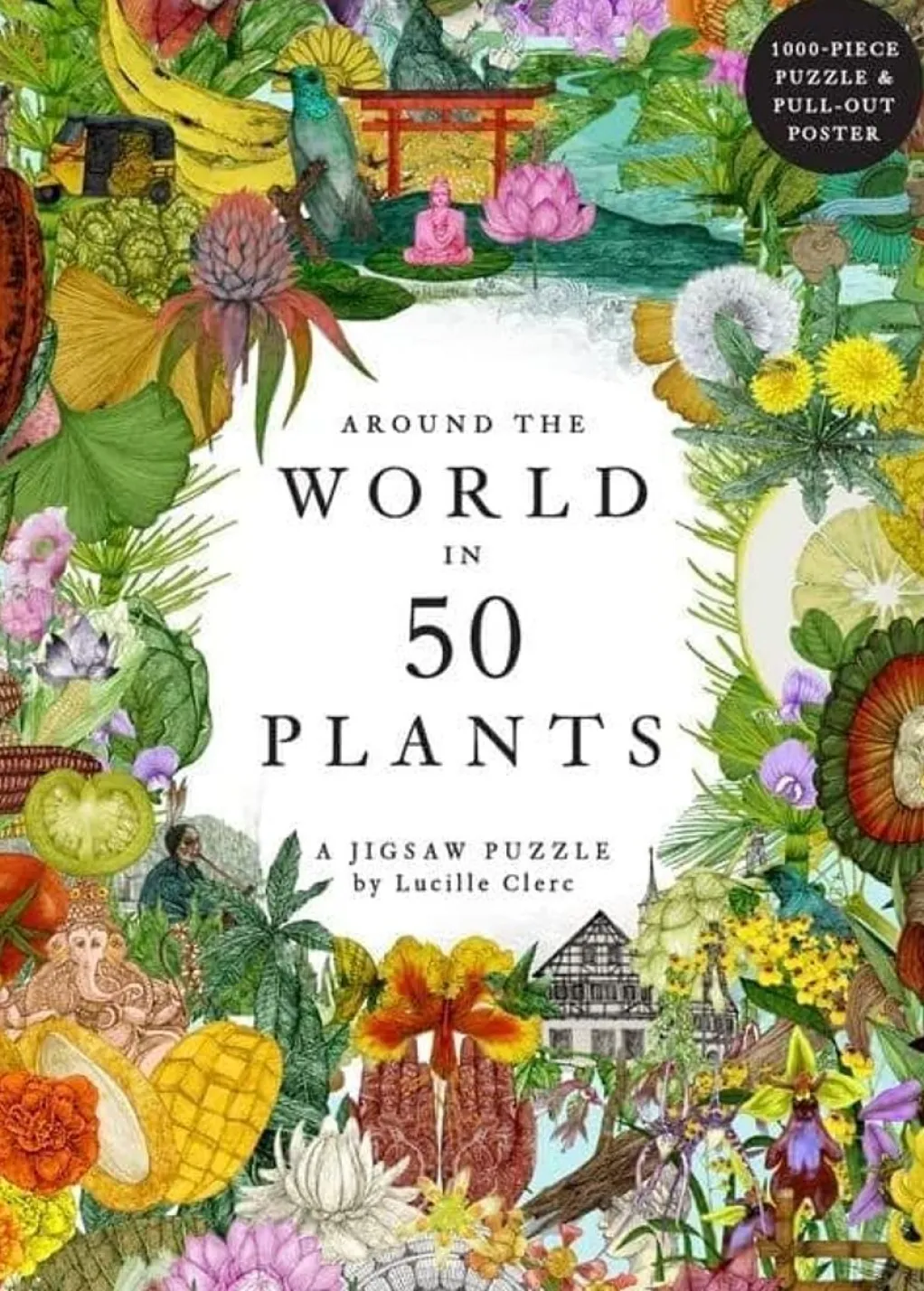 Laurence King 1000 Pieces* - Around The World In 50 Plants - 1000 Piece Jigsaw Puzzle