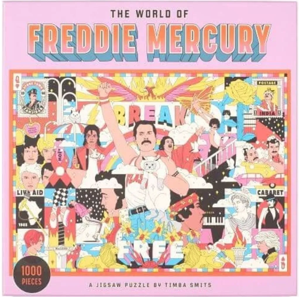 Laurence King 1000 Pieces* - The World Of Freddie Mercury - 1000 Piece Jigsaw Puzzle