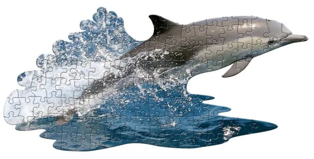 Madd Capp 100 Pieces & Under* - I Am Lil Dolphin - 100 Piece Jigsaw Puzzle