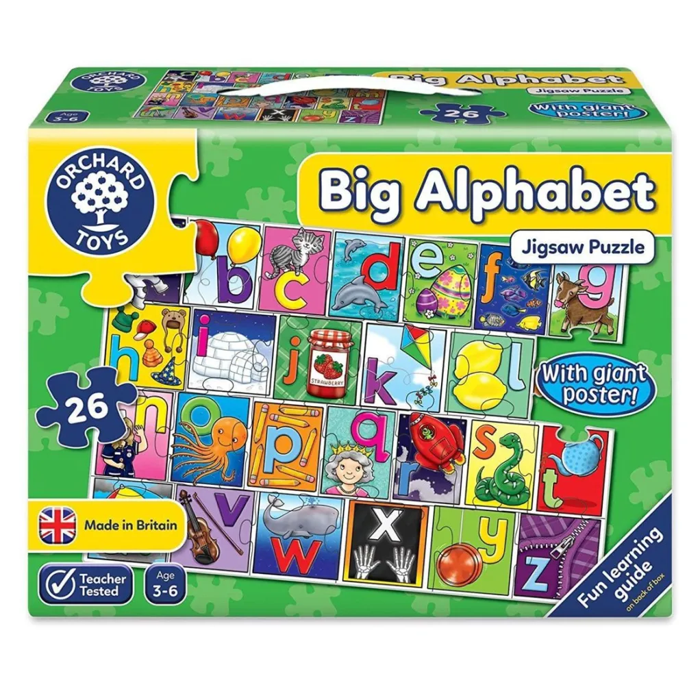 Orchard Toys 100 Pieces & Under* - Big Alphabet Jigsaw
