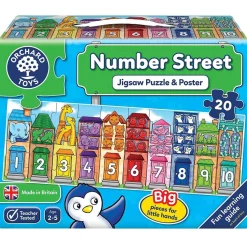 Orchard Toys 100 Pieces & Under* - Number Street 20 Piece Jigsaw Puzzle