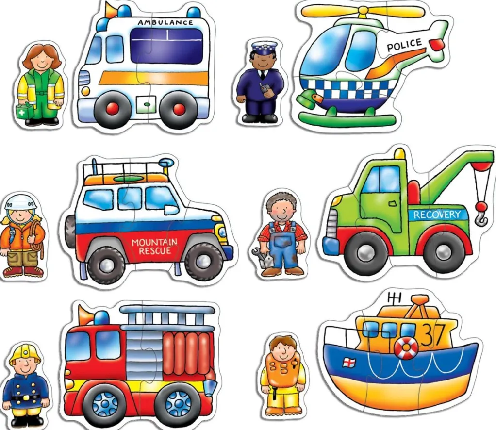 Orchard Toys 100 Pieces & Under* - Rescue Squad