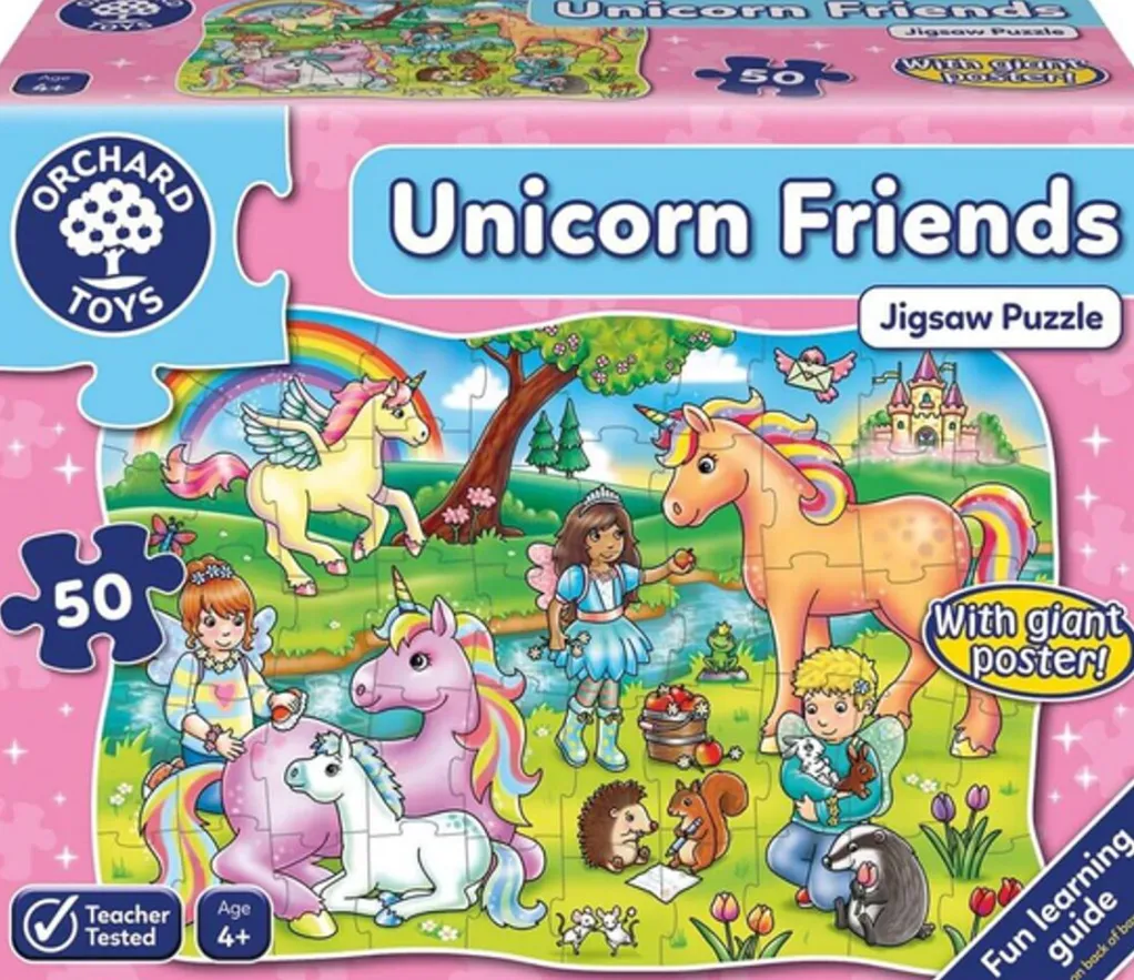 Orchard Toys 100 Pieces & Under* - Unicorn Friends