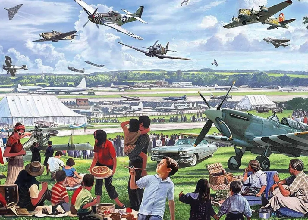Otter House Extra Large Pieces* - Air Show - 500Xl Piece Jigsaw Puzzle