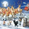 Otter House 1000 Pieces* - Chasing Santa - 1000 Piece Jigsaw Puzzle