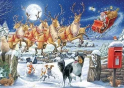 Otter House 1000 Pieces* - Chasing Santa - 1000 Piece Jigsaw Puzzle