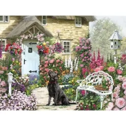Otter House Extra Large Pieces* - Cottage Garden - 500Xl Piece Jigsaw Puzzle