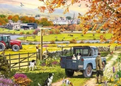 Otter House 1000 Pieces* - Countryside Morning - 1000 Piece Jigsaw Puzzle