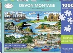 Otter House 1000 Pieces* - Devon Montage - 1000 Piece Jigsaw Puzzle