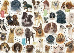 Otter House 1000 Pieces* - Dog Montage - 1000 Piece Jigsaw Puzzle