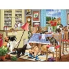 Otter House 1000 Pieces* - Dogs In The Dining Room - 1000 Piece Jigsaw Puzzle