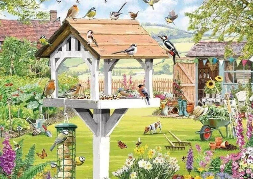 Otter House 1000 Pieces* - Garden Friends - 1000 Piece Jigsaw Puzzle