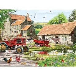 Otter House 1000 Pieces* - On The Farm - 1000 Piece Jigsaw Puzzle