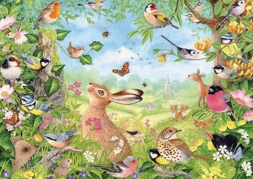 Otter House 1000 Pieces* - Wildlife Haven - Rspb - 1000 Piece Jigsaw Puzzle