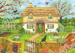 Otter House 1000 Pieces* - Wisteria Cottage - 1000 Piece Jigsaw Puzzle