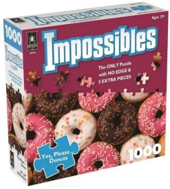 Paul Lamond 1000 Pieces* - Impossibles - Yes, Please Donuts - 1000 Piece Jigsaw Puzzle