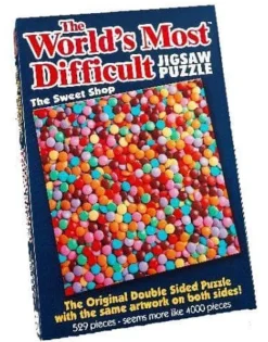 Paul Lamond 500 Pieces* - Worlds Most Difficult Sweet Shop - 529 Piece Jigsaw Puzzle