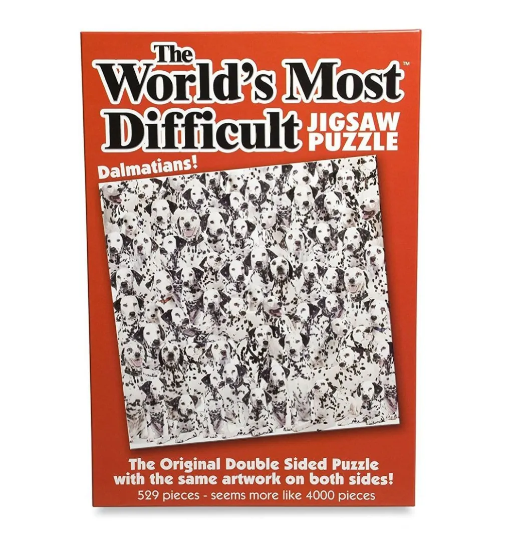 Paul Lamond 500 Pieces* - Worlds Most Difficult Dalmatians - 529 Piece Jigsaw Puzzle