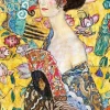 Piatnik 1000 Pieces* - Klimt Lady With Fan - 1000 Piece Jigsaw Puzzle