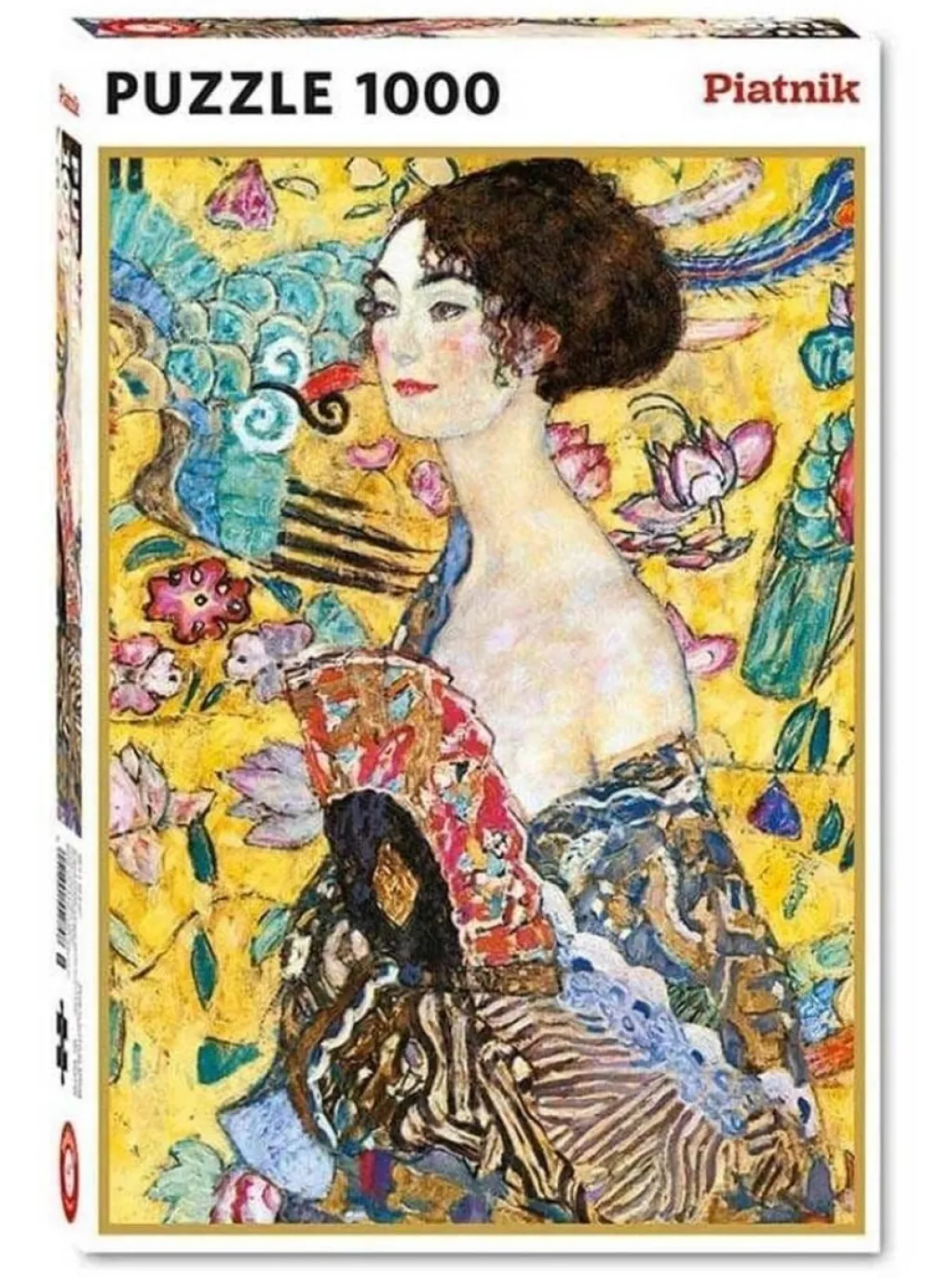 Piatnik 1000 Pieces* - Klimt Lady With Fan - 1000 Piece Jigsaw Puzzle