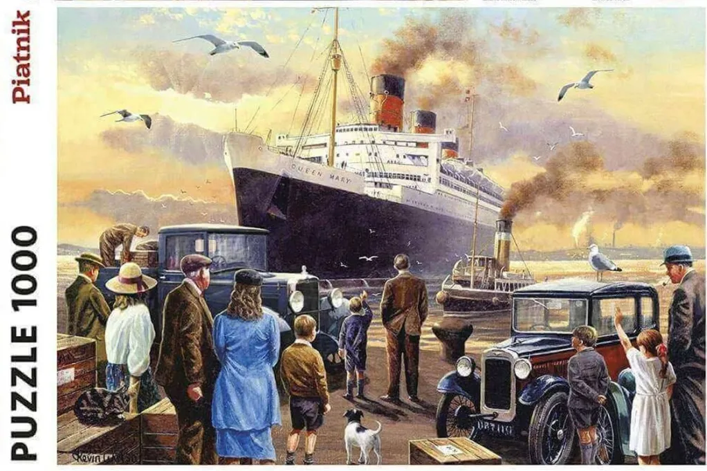 Piatnik 1000 Pieces* - Rms Queen Mary - 1000 Piece Jigsaw Puzzle