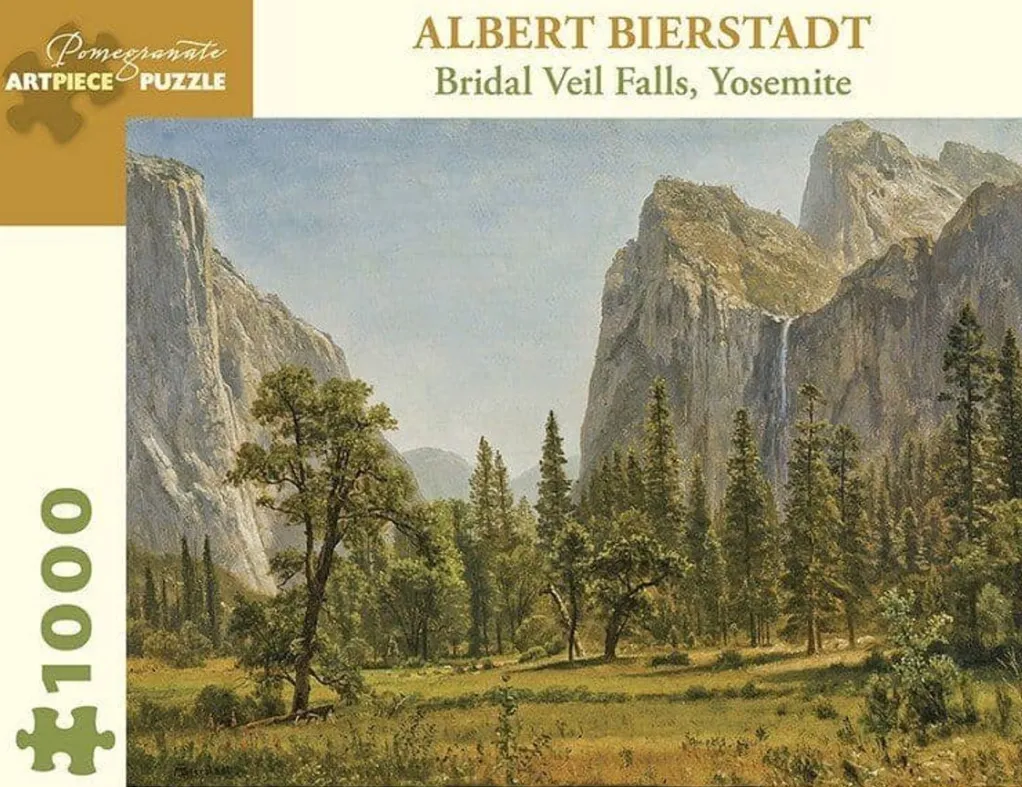 Pomegranate 1000 Pieces* - Albert Bierstadt - Bridal Veil Falls, Yosemite - 1000 Piece Jigsaw Puzzle