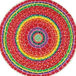 Pomegranate 500 Pieces* - Alma Thomas - Springtime - 500 Piece Circular Jigsaw Puzzle