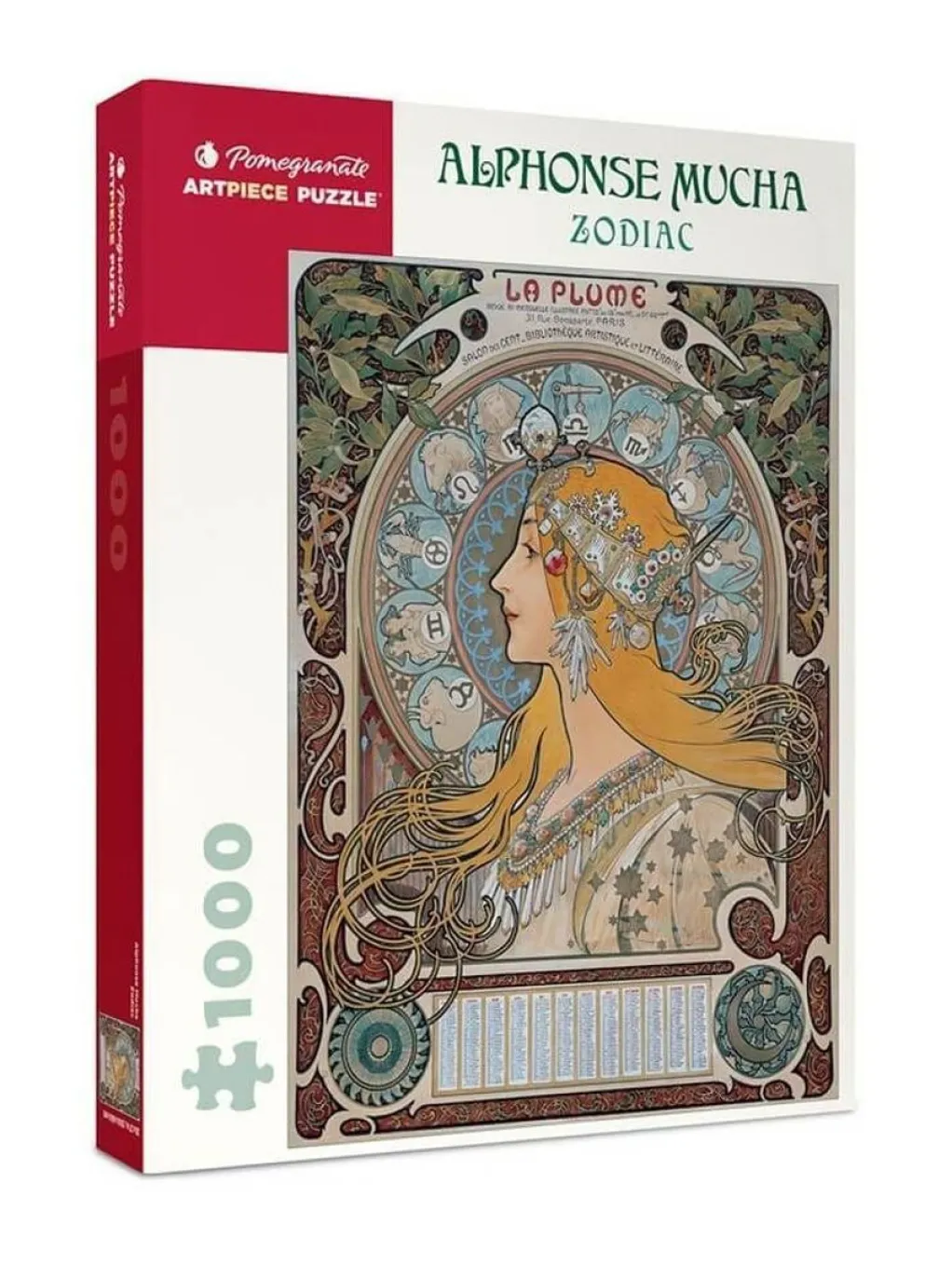 Pomegranate 1000 Pieces* - Alphonse Mucha Zodiac - 1000 Piece Jigsaw Puzzle
