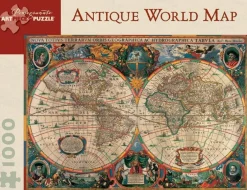 Pomegranate 1000 Pieces* - Antique World Map 1630 - 1000 Piece Jigsaw Puzzle