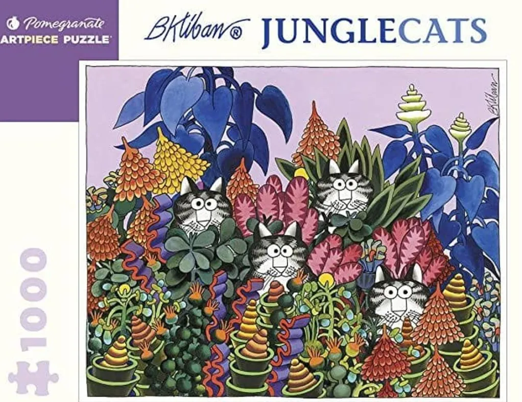 Pomegranate 1000 Pieces* - B Kliban Jungle Cats - 1000 Piece Jigsaw Puzzle