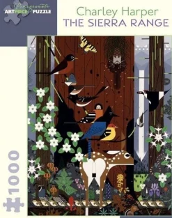 Pomegranate 1000 Pieces* - Charley Harper - The Sierra Range - 1000 Piece Jigsaw Puzzle