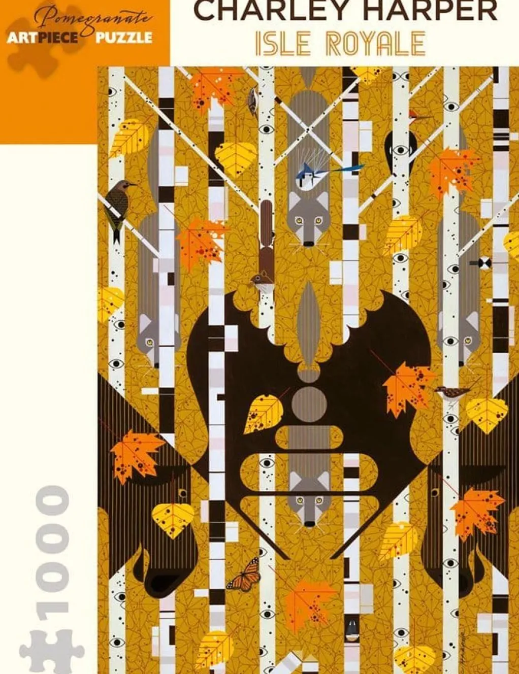 Pomegranate 1000 Pieces* - Charley Harper - Isle Royale - 1000 Piece Jigsaw Puzzle