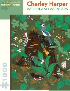 Pomegranate 1000 Pieces* - Charley Harper - Woodland Wonder - 1000 Piece Jigsaw Puzzle