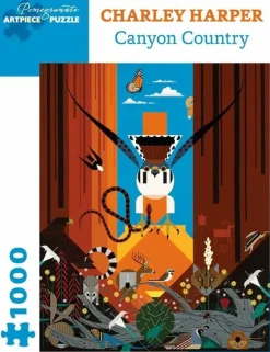 Pomegranate 1000 Pieces* - Charley Harper - Canyon Country - 1000 Piece Jigsaw Puzzle